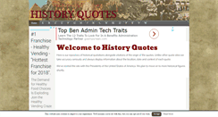 Desktop Screenshot of historyquotes.org